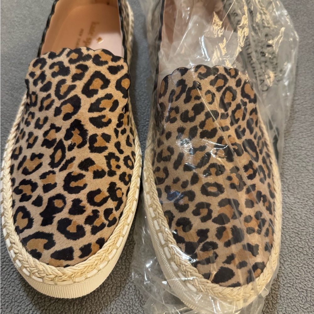 Kate Spade Leopard Print Espadrilles